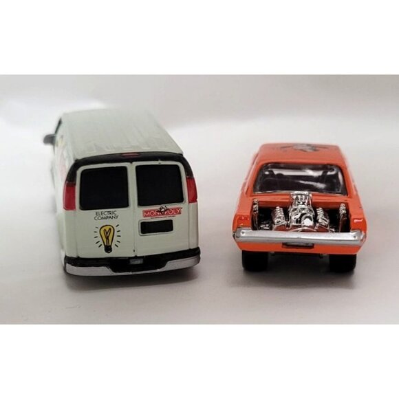 Lot of 2 Vintage Die Cast Monopoly Electric Company Van Chance Muscle Car - Picture 2 of 8